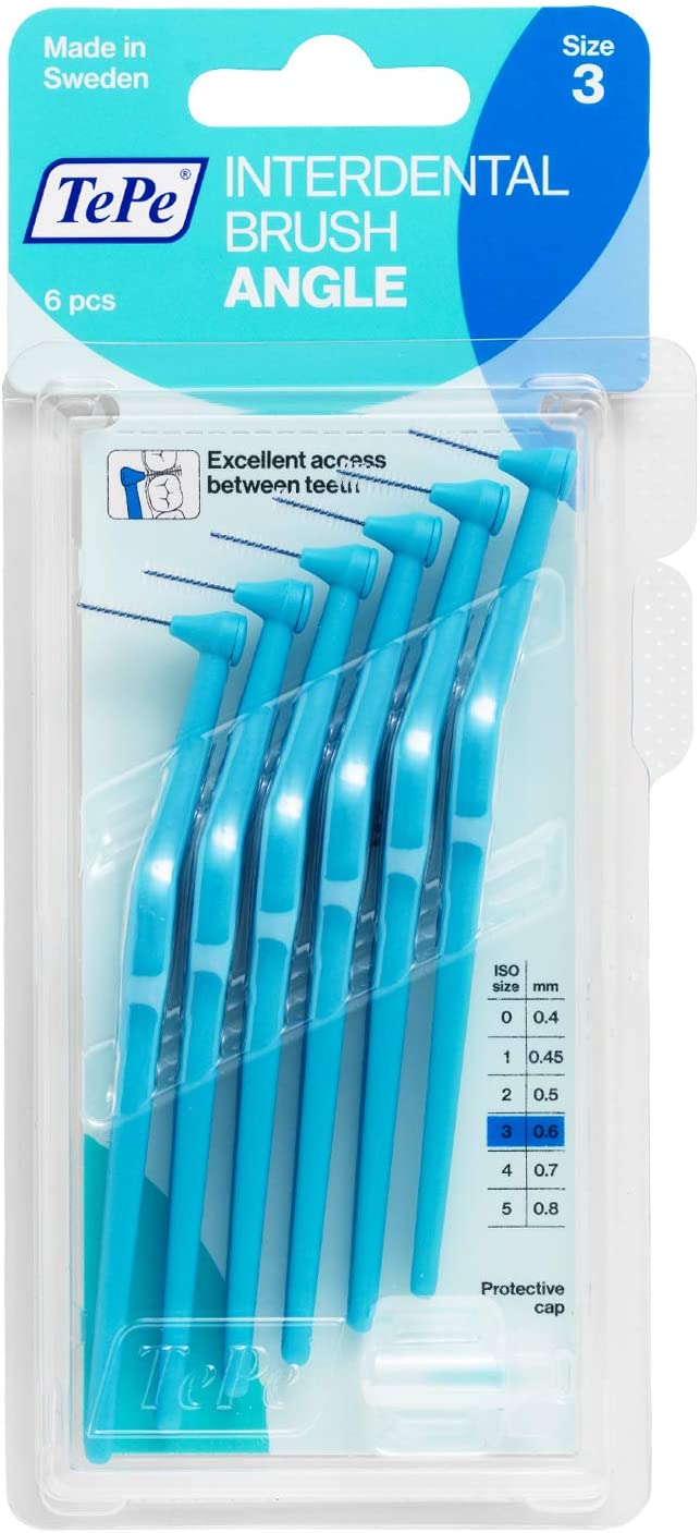 TePe Angled Interdental Brushes Blue Dental Hygiene Clinic